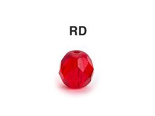 Glass Beads #RD, Red